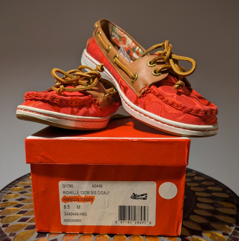Women's Vibrant Dark Pink Boat Shoes